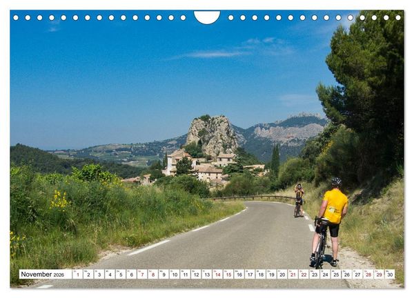 Produktbild: Mit dem Rennrad zum Mont Ventoux (Wandkalender 2026 DIN A4 quer), CALVENDO Monatskalender