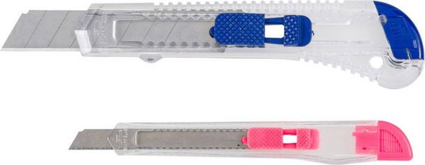 Produktbild: Kwb 026890 Hobby Abbrechklingenmesser-Set, 16-tlg. in Runddose, 9 + 18mm 1St.