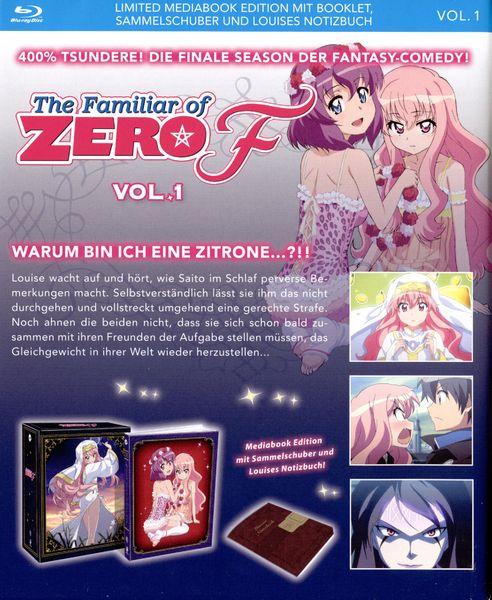 Produktbild: The Familiar of Zero F (Staffel 4) - Vol. 1 - Limited Mediabook Edition (mit Sammelschuber und exklusivem Extra)