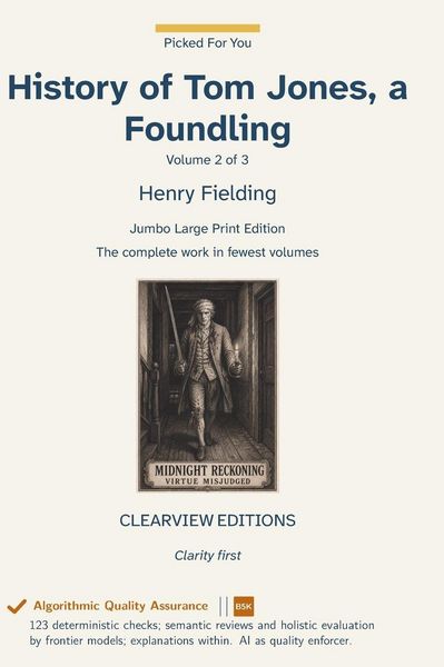 Produktbild: History of Tom Jones, a Foundling - Volume 2 of 3