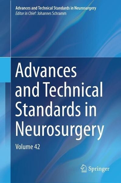 Produktbild: Advances and Technical Standards in Neurosurgery