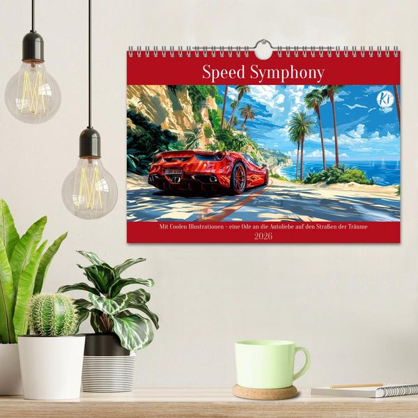Produktbild: Speed Symphony (Wandkalender 2026 DIN A4 quer), CALVENDO Monatskalender