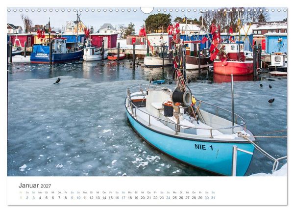 Produktbild: Fischereih&auml;fen an der Ostseek&uuml;ste (Wandkalender 2027 DIN A3 quer), CALVENDO Monatskalender