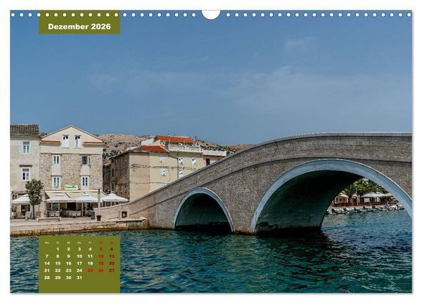 Produktbild: Kroatien - hier kann man sich nicht langweilen (Wandkalender 2026 DIN A3 quer), CALVENDO Monatskalender
