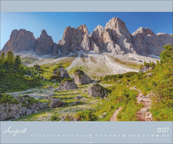 Produktbild: Alpen im Licht Kalender 2027