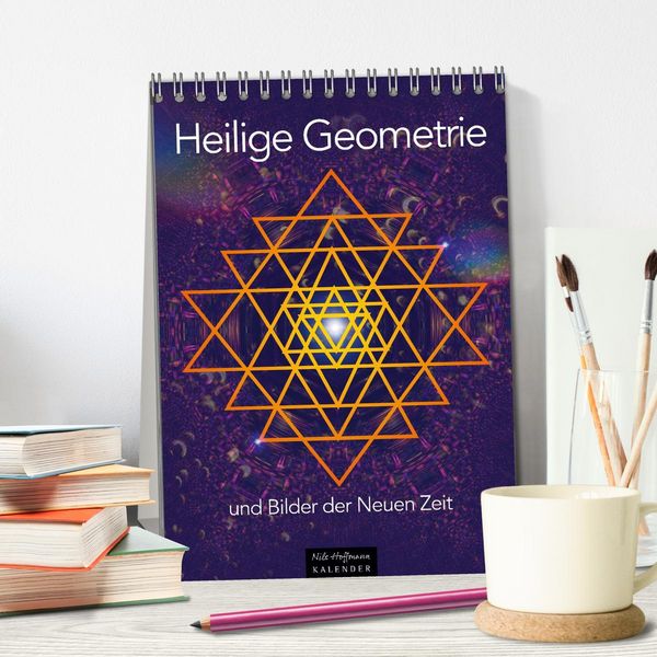 Produktbild: Heilige Geometrie und Bilder der Neuen Zeit (Tischkalender 2026 DIN A5 hoch), CALVENDO Monatskalender