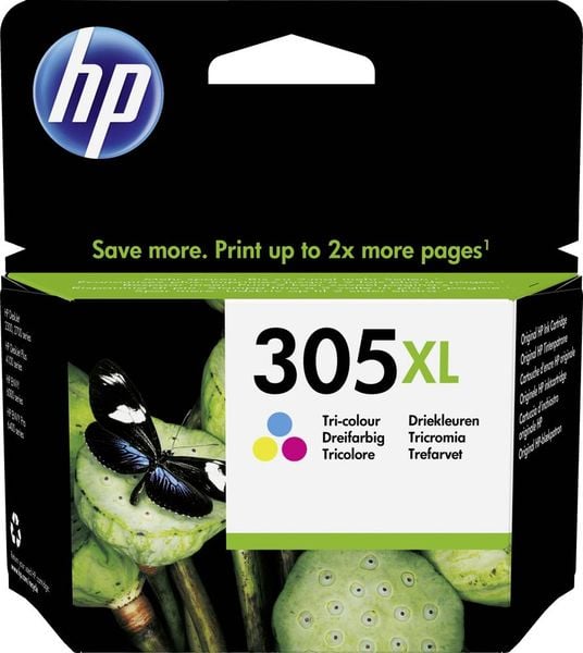 HP Druckerpatrone 305XL Original Cyan, Magenta, Gelb 3YM63AE