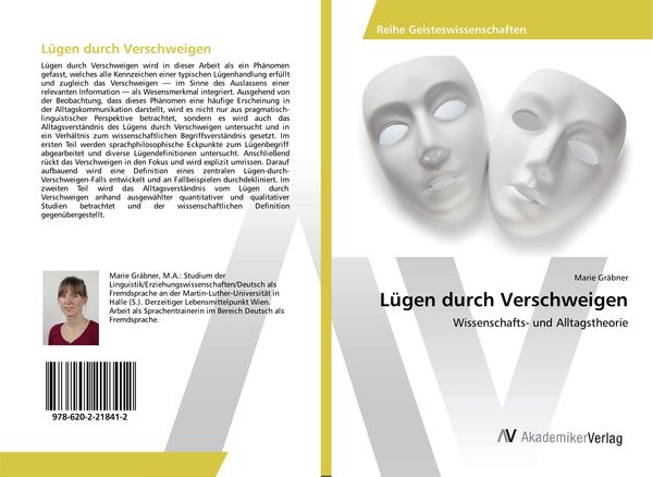 Lügen durch Verschweigen, Taschenbuch von Marie Gräbner, AV Akademikerverlag, 9786202218412