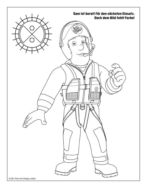 Produktbild: Feuerwehrmann Sam: Mein Mal- und Stickerspa&szlig;