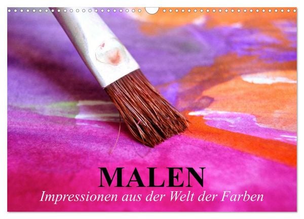 Produktbild: Malen. Impressionen aus der Welt der Farben (Wandkalender 2026 DIN A3 quer), CALVENDO Monatskalender