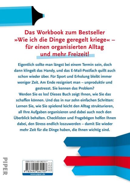 Produktbild: Wie ich die Dinge geregelt kriege &ndash; Das Workbook