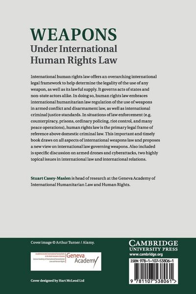 Produktbild: Weapons Under International Human Rights Law