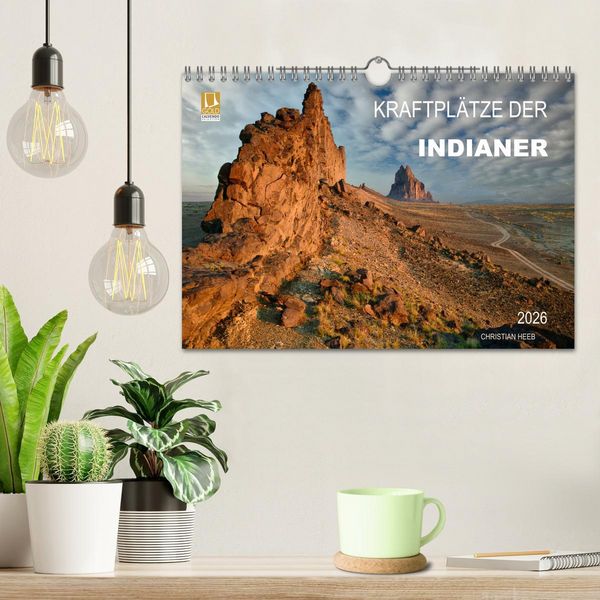 Produktbild: Kraftpl&auml;tze der Indianer (Wandkalender 2026 DIN A4 quer), CALVENDO Monatskalender