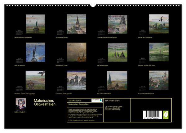 Produktbild: Malerisches Ostwestfalen (hochwertiger Premium Wandkalender 2026 DIN A2 quer), Kunstdruck in Hochglanz