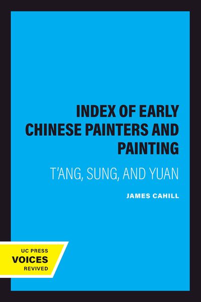 Produktbild: An Index of Early Chinese Painters and Painting