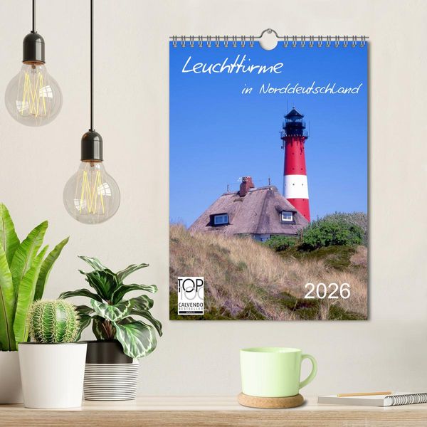 Produktbild: Leuchtt&uuml;rme in Norddeutschland (Wandkalender 2026 DIN A4 hoch), CALVENDO Monatskalender