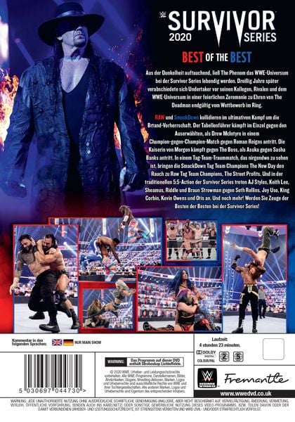 Produktbild: WWE - Survivor Series 2020 [2 DVDs]