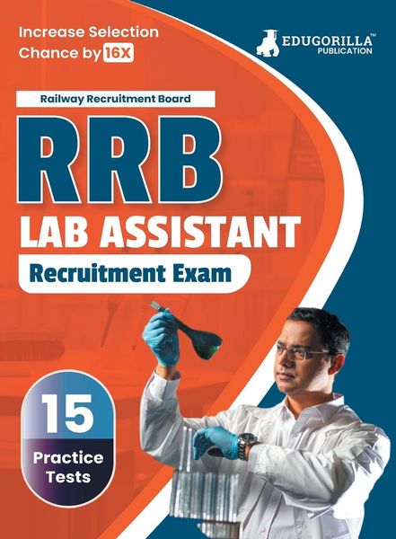 Produktbild: RRB Lab Assistant Recruitment Exam Book 2023 (English Edition) | Railway Recruitment Board | 15 Practice Tests (1500 Solved MCQs) with Free Access To