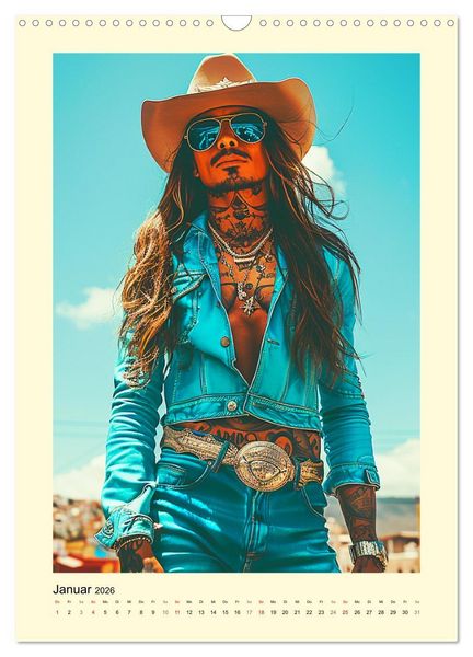 Produktbild: Ungez&auml;hmte Freiheit. Coole Jungs im Boho-Stil (Wandkalender 2026 DIN A3 hoch), CALVENDO Monatskalender