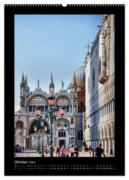 Produktbild: Venedig (hochwertiger Premium Wandkalender 2026 DIN A2 hoch), Kunstdruck in Hochglanz