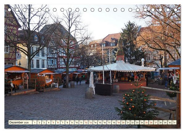 Produktbild: Bensheim a. d. Bergstra&szlig;e - Ein Stadtspaziergang (Tischkalender 2026 DIN A5 quer), CALVENDO Monatskalender
