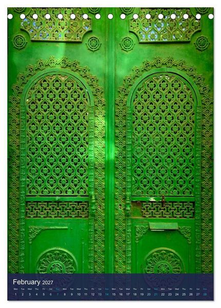 Produktbild: Global Doorways (Desk Calendar 2027 DIN A5 portrait), CALVENDO 12 Month DeskCalendar