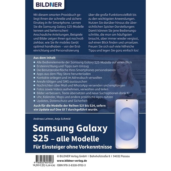 Samsung Galaxy S25 - alle Modelle - Für Einsteiger ohne Vorkenntnisse