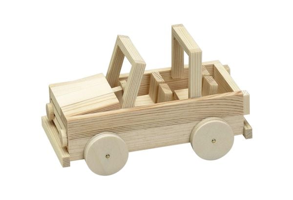Produktbild: PEBARO 465 - Holzbauset im praktischen Tragegriff-Karton