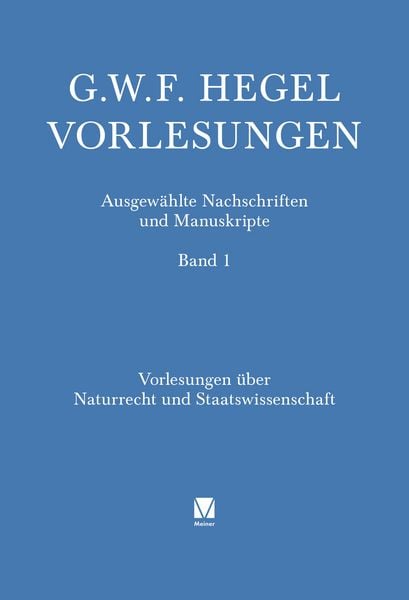 Produktbild: Vorlesungen &uuml;ber Naturrecht und Staatswissenschaft