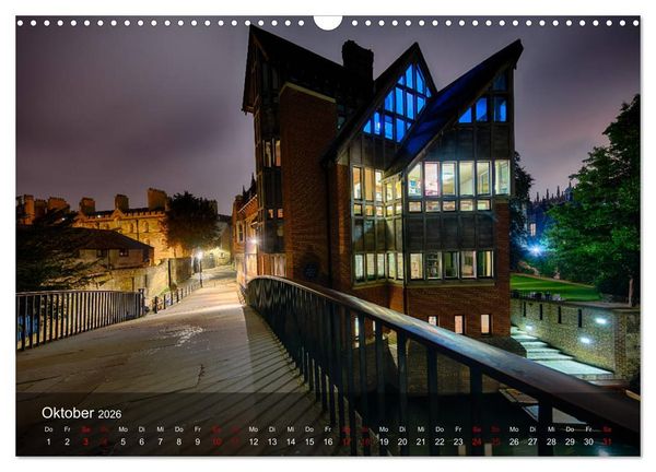 Produktbild: Cambridge street view (Wandkalender 2026 DIN A3 quer), CALVENDO Monatskalender