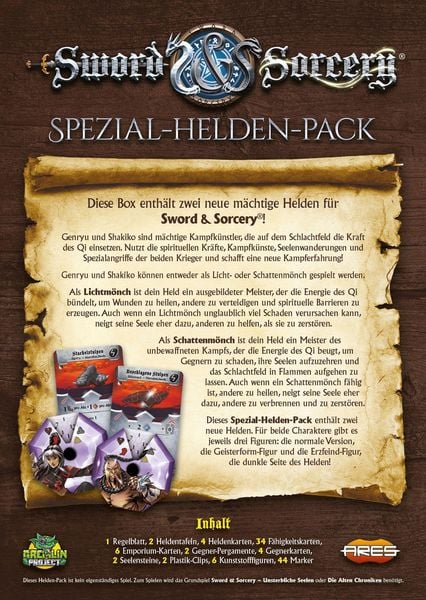 Produktbild: Sword & Sorcery: Die Alten Chroniken - Genryu/Shakiko Spezial-Helden-Pack