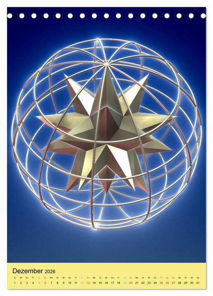 Produktbild: Fraktale Geometrie (Tischkalender 2026 DIN A5 hoch), CALVENDO Monatskalender