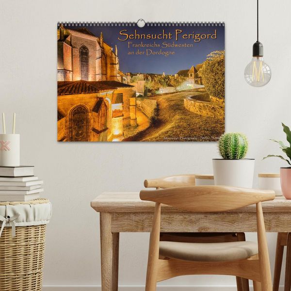 Produktbild: Sehnsucht Perigord - Frankreichs S&uuml;dwesten an der Dordogne (Wandkalender 2026 DIN A3 quer), CALVENDO Monatskalender