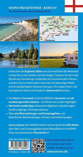 Produktbild: Entdeckertouren mit dem Wohnmobil England - Der S&uuml;den