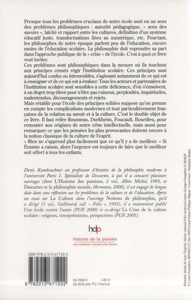 Produktbild: L'Ecole, question philosophique