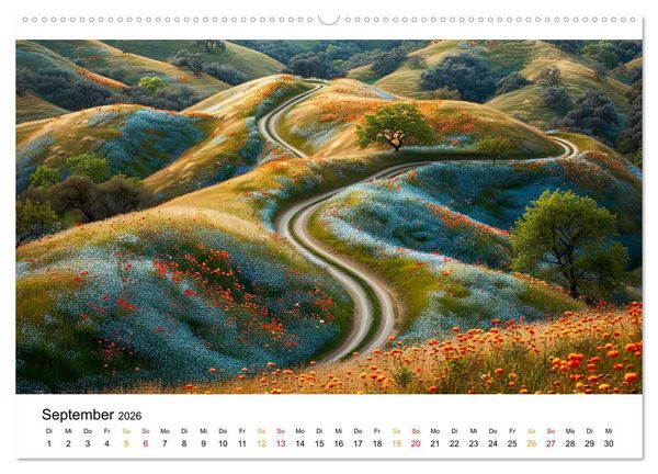 Produktbild: Stra&szlig;en und Wege (hochwertiger Premium Wandkalender 2026 DIN A2 quer), Kunstdruck in Hochglanz