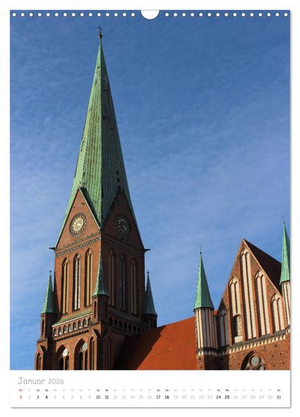 Produktbild: Ein Tag durch Schwerin (Wandkalender 2026 DIN A3 hoch), CALVENDO Monatskalender