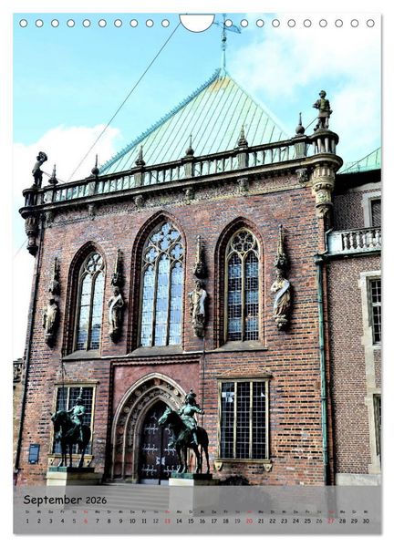 Produktbild: Freie Hansestadt BREMEN (Wandkalender 2026 DIN A4 hoch), CALVENDO Monatskalender