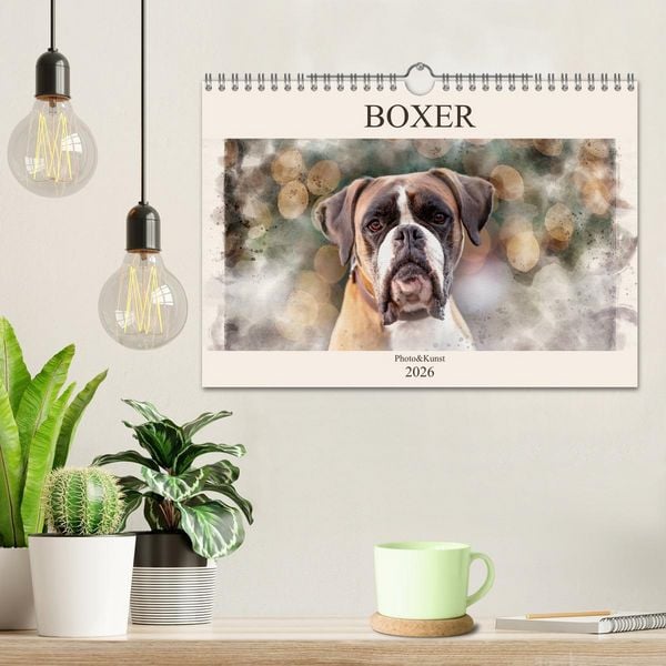 Produktbild: Boxer Photo&Kunst (Wandkalender 2026 DIN A4 quer), CALVENDO Monatskalender