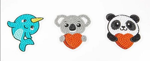 Produktbild: DOTZIES BY DIAMOND DOTZ - Diamond Painting Sticker Lieblingstiere