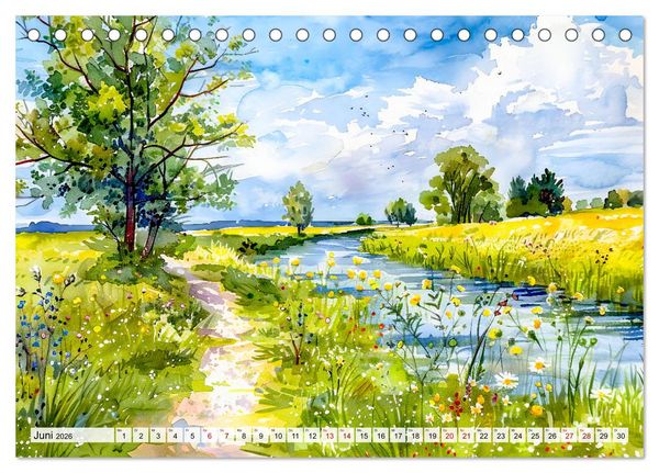Produktbild: Havelland Flair - Immer in Flussn&auml;he (Tischkalender 2026 DIN A5 quer), CALVENDO Monatskalender