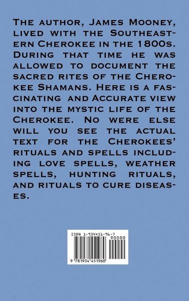 Produktbild: The Sacred Formulas of the Cherokees - Traditional Prayers, Healing Rituals, Sacred Songs, and Ceremonial Knowledge of the Cherokee People