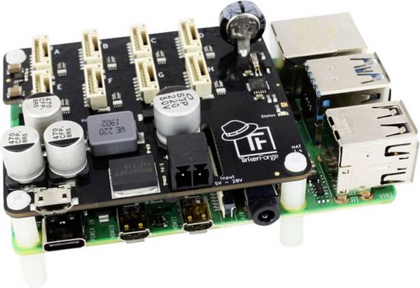 Produktbild: TinkerForge 778 Befestigungskit Passend f&uuml;r (Einplatinen-Computer) Raspberry Pi&reg; 1St.
