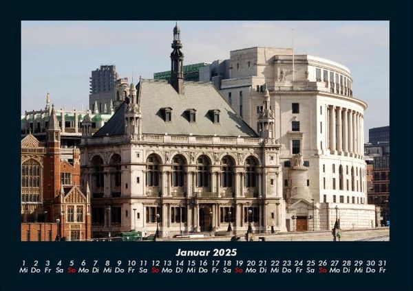 Produktbild: London 2025 Fotokalender DIN A4