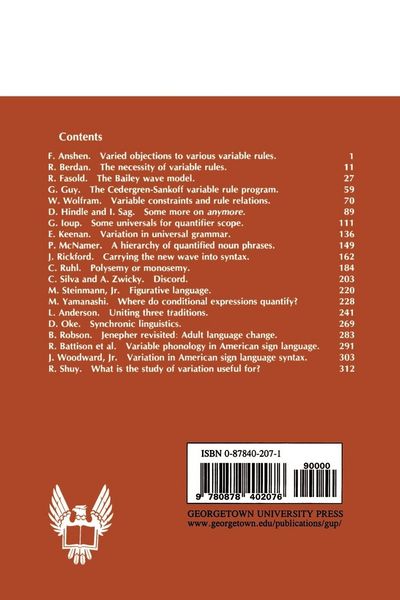 Produktbild: Analyzing Variation in Languages