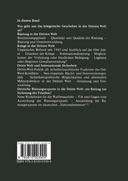 Produktbild: Kriege in der Dritten Welt
