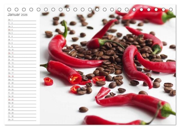 Produktbild: Kaffee-Pause Terminkalender (Tischkalender 2026 DIN A5 quer), CALVENDO Monatskalender