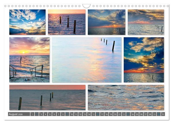 Produktbild: Naturcollagen 2026 (Wandkalender 2026 DIN A3 quer), CALVENDO Monatskalender