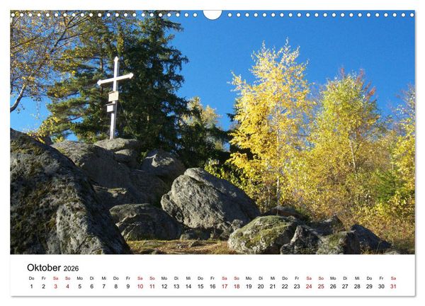 Produktbild: Gipfelkreuze im B&ouml;hmerwald (Wandkalender 2026 DIN A3 quer), CALVENDO Monatskalender