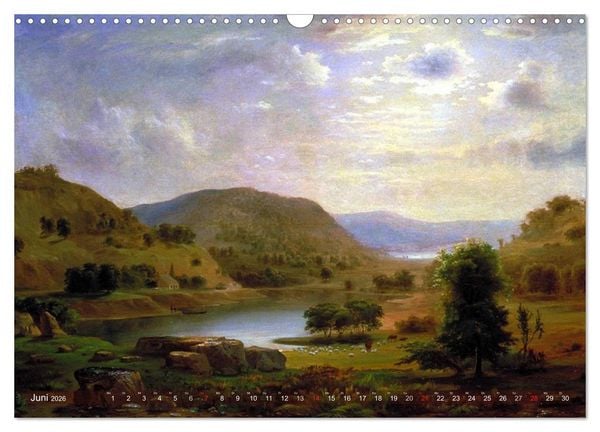 Produktbild: Gemalte Landschaften (Wandkalender 2026 DIN A3 quer), CALVENDO Monatskalender